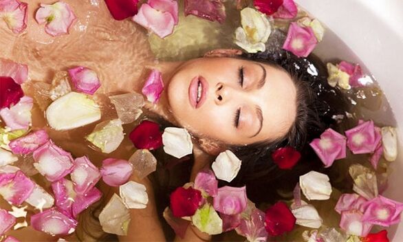 taking baths with oil for breast enlargement